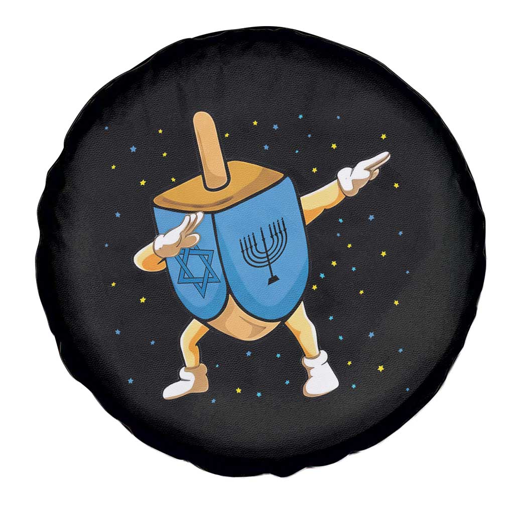 Funny Hanukkah Dreidel Dabbing Holiday Gift Spare Tire Cover TS12 Print Your Wear