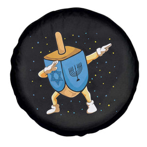 Funny Hanukkah Dreidel Dabbing Holiday Gift Spare Tire Cover TS12 Print Your Wear