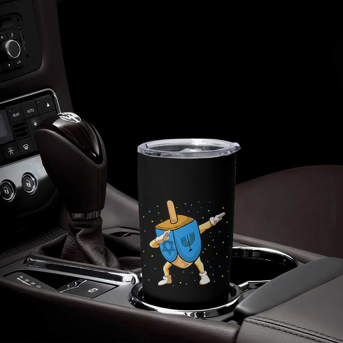 Funny Hanukkah Dreidel Dabbing Holiday Gift Tumbler Cup TS12 Print Your Wear