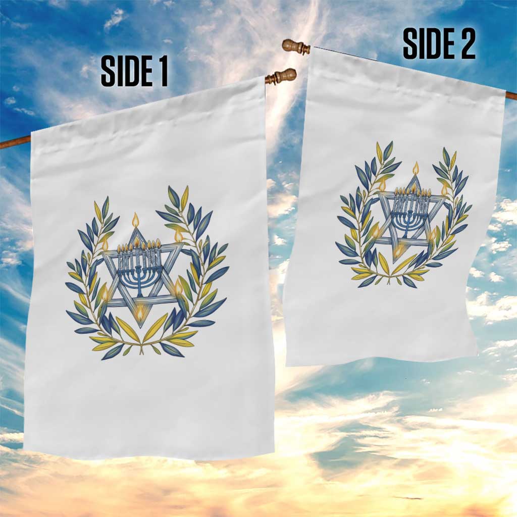 Hanukkah Flower Menorah Star Of David Garden Flag Gift For Women TS12 Print Your Wear