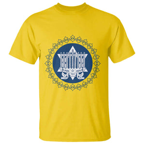 Hanukkah Vintage Menorah Peace Doves T Shirt Festival Of Lights Gift TS12 Daisy Print Your Wear