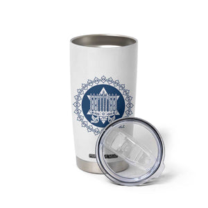 Hanukkah Vintage Menorah Peace Doves Tumbler Cup Festival Of Lights Gift TS12 Print Your Wear