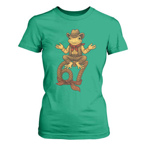 Funny Frog Cowboy Six Seven Meme T Shirt For Women 67 Doot Doot Western Animal Trend Gift TS12 Irish Green Print Your Wear