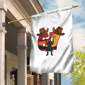 Six Seven Meme Cowboy Garden Flag Funny Western 67 Trend Gift TS12 Print Your Wear