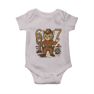 Funny Cowcat Six Seven Meme Baby Onesie Gen Alpha 67 Trend Gift TS12 Ice Gray Print Your Wear