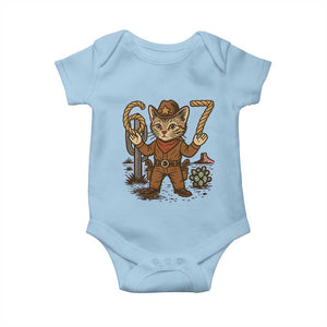 Funny Cowcat Six Seven Meme Baby Onesie Gen Alpha 67 Trend Gift TS12 Light Blue Print Your Wear