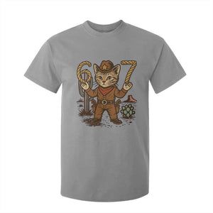 Funny Cowcat Six Seven Meme T Shirt For Kid Gen Alpha 67 Trend Gift TS12 Sport Gray Print Your Wear