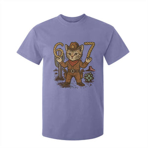 Funny Cowcat Six Seven Meme T Shirt For Kid Gen Alpha 67 Trend Gift TS12 Violet Print Your Wear