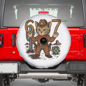 Funny Cowcat Six Seven Meme Spare Tire Cover Gen Alpha 67 Trend Gift TS12 White Print Your Wear