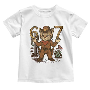 Funny Cowcat Six Seven Meme Toddler T Shirt Gen Alpha 67 Trend Gift TS12 White Print Your Wear