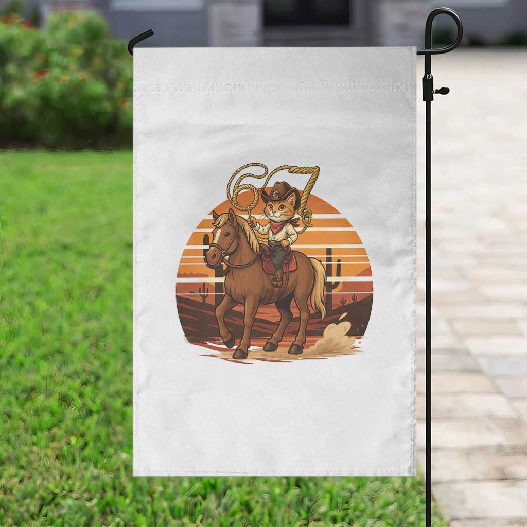 Funny Cowcat Six Seven Meme Garden Flag Western 67 Trend Gift TS12 Print Your Wear