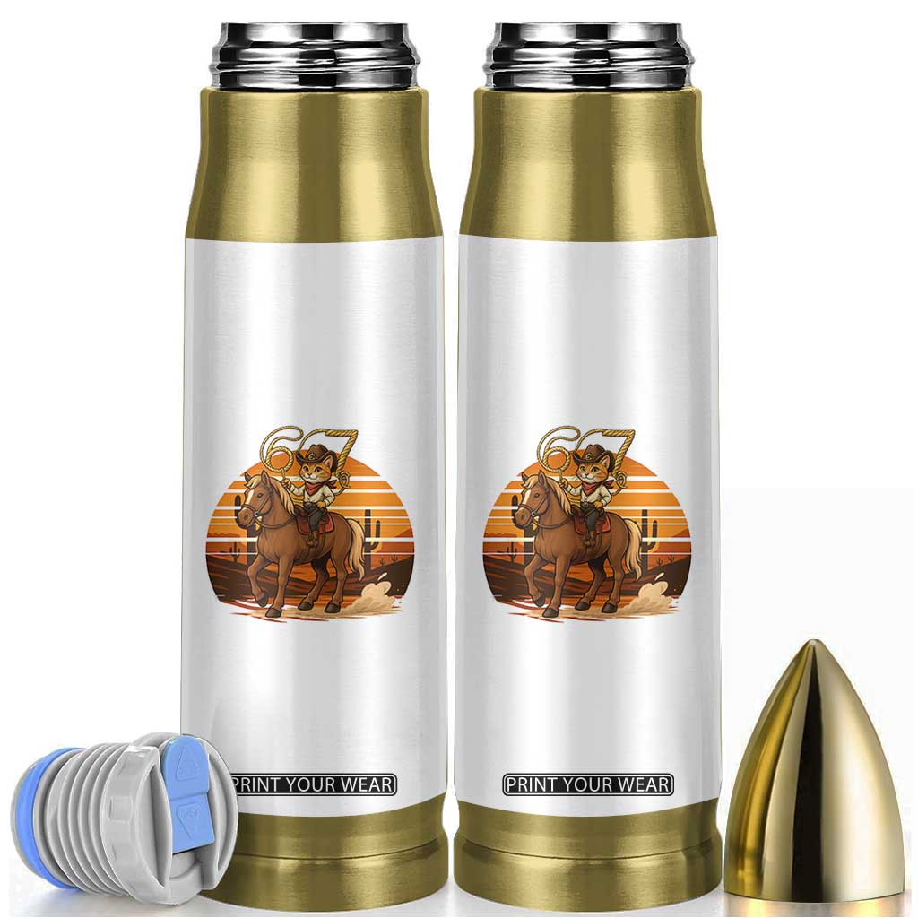 Funny Cowcat Six Seven Meme Bullet Tumbler Western 67 Trend Gift TS12 White Print Your Wear