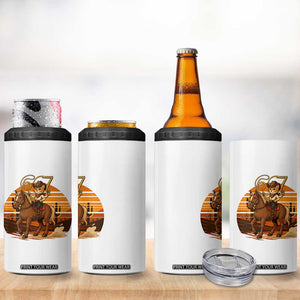 Funny Cowcat Six Seven Meme 4 in 1 Can Cooler Tumbler Western 67 Trend Gift TS12 Print Your Wear