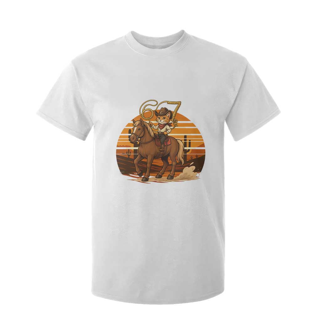 Funny Cowcat Six Seven Meme T Shirt For Kid Western 67 Trend Gift TS12 White Print Your Wear