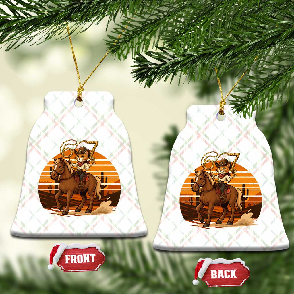 Funny Cowcat Six Seven Meme Ceramic Ornament Western 67 Trend Gift TS12 Print Your Wear