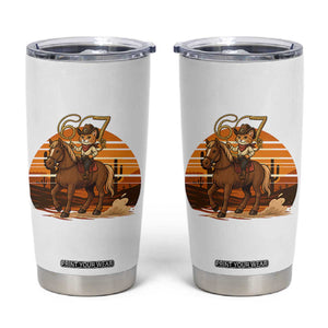 Funny Cowcat Six Seven Meme Tumbler Cup Western 67 Trend Gift TS12 White Print Your Wear
