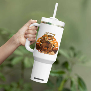 Funny Cowcat Six Seven Meme Tumbler With Handle Western 67 Trend Gift TS12 Print Your Wear