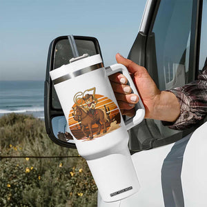 Funny Cowcat Six Seven Meme Tumbler With Handle Western 67 Trend Gift TS12 Print Your Wear