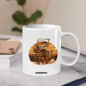 Funny Cowcat Six Seven Meme Coffee Mug Western 67 Trend Gift TS12 Print Your Wear