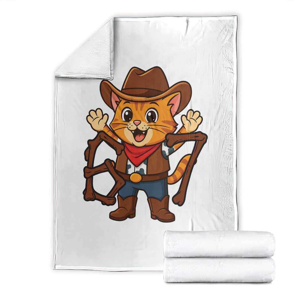 Funny Six Seven Meme Cowcat Throw Blanket Gen Alpha Slang Gift TS12 White Print Your Wear