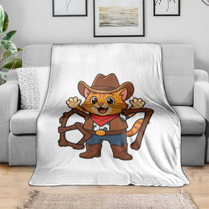 Funny Six Seven Meme Cowcat Throw Blanket Gen Alpha Slang Gift TS12 Print Your Wear