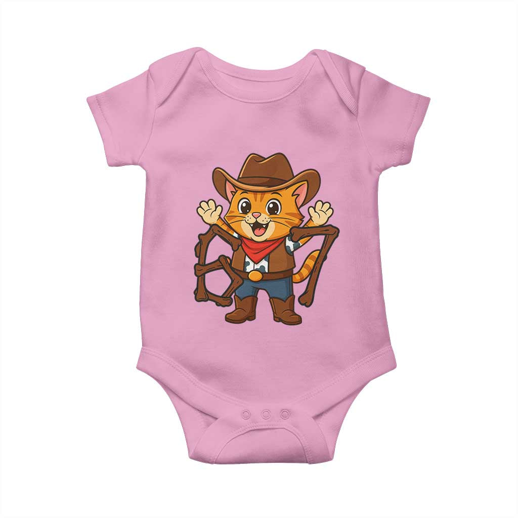 Funny Six Seven Meme Cowcat Baby Onesie Gen Alpha Slang Gift TS12 Light Pink Print Your Wear