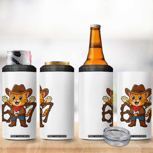 Funny Six Seven Meme Cowcat 4 in 1 Can Cooler Tumbler Gen Alpha Slang Gift TS12 Print Your Wear