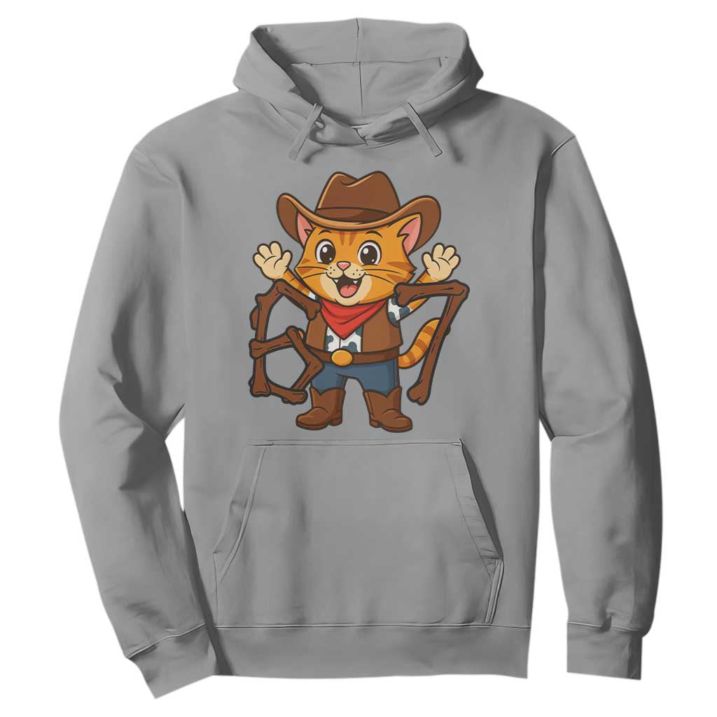 Funny Six Seven Meme Cowcat Hoodie Gen Alpha Slang Gift TS12 Sport Gray Print Your Wear