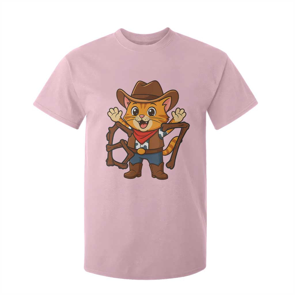 Funny Six Seven Meme Cowcat T Shirt For Kid Gen Alpha Slang Gift TS12 Light Pink Print Your Wear