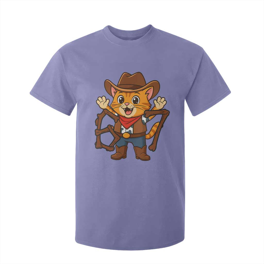 Funny Six Seven Meme Cowcat T Shirt For Kid Gen Alpha Slang Gift TS12 Violet Print Your Wear