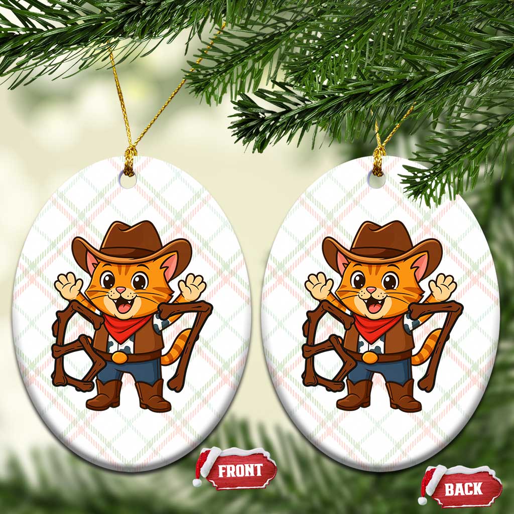 Funny Six Seven Meme Cowcat Ceramic Ornament Gen Alpha Slang Gift TS12 Print Your Wear