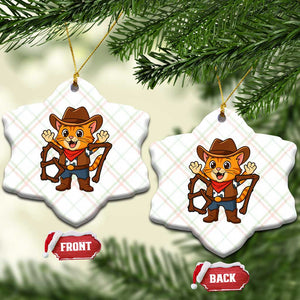 Funny Six Seven Meme Cowcat Ceramic Ornament Gen Alpha Slang Gift TS12 Print Your Wear