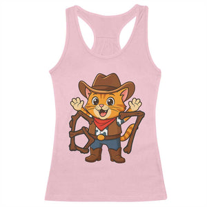 Funny Six Seven Meme Cowcat Racerback Tank Top Gen Alpha Slang Gift TS12 Light Pink Print Your Wear