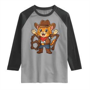 Funny Six Seven Meme Cowcat Raglan Shirt Gen Alpha Slang Gift TS12 Sport Gray Black Print Your Wear