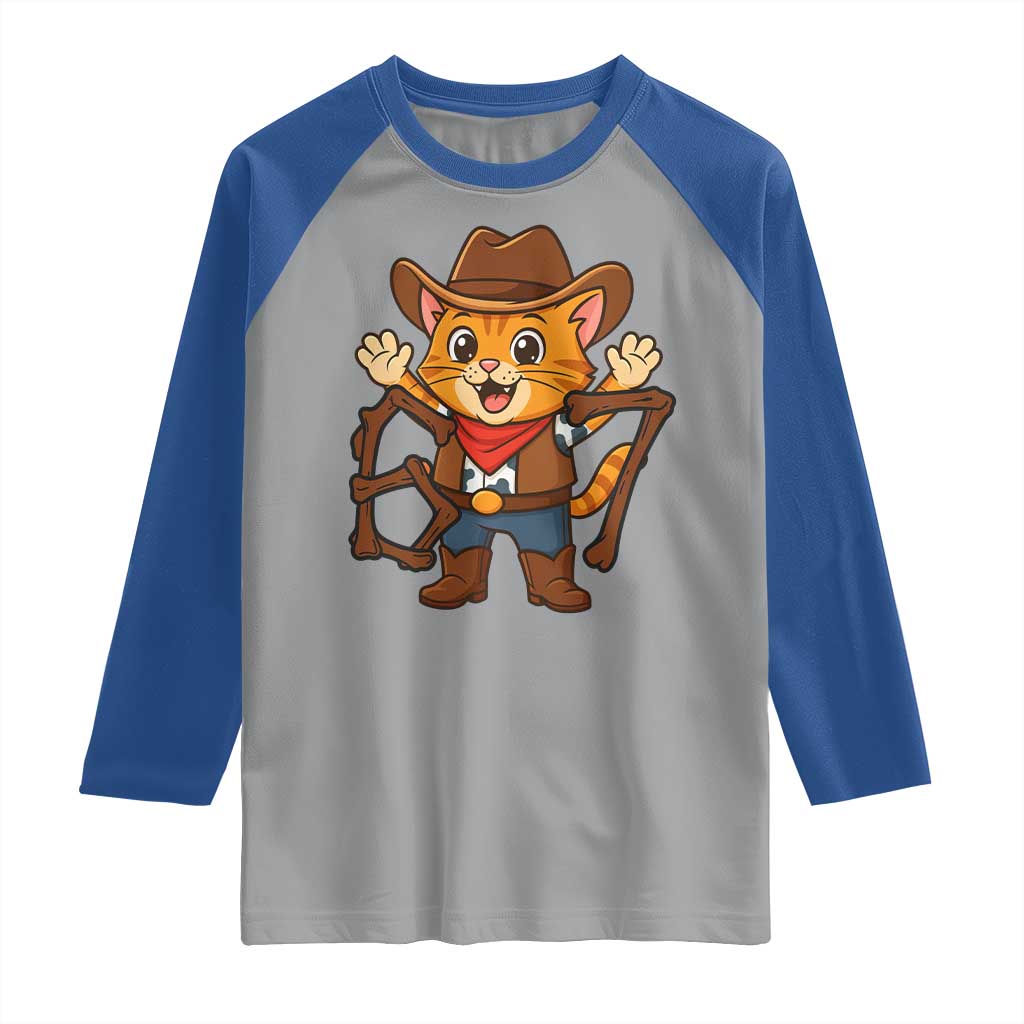 Funny Six Seven Meme Cowcat Raglan Shirt Gen Alpha Slang Gift TS12 Sport Gray Royal Print Your Wear