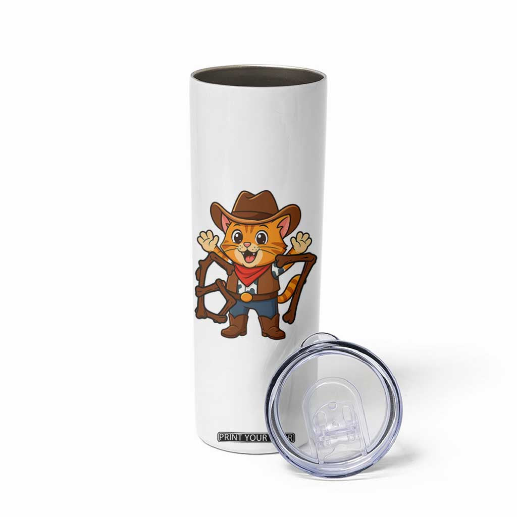 Funny Six Seven Meme Cowcat Skinny Tumbler Gen Alpha Slang Gift TS12 Print Your Wear
