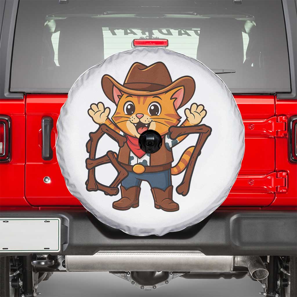 Funny Six Seven Meme Cowcat Spare Tire Cover Gen Alpha Slang Gift TS12 White Print Your Wear