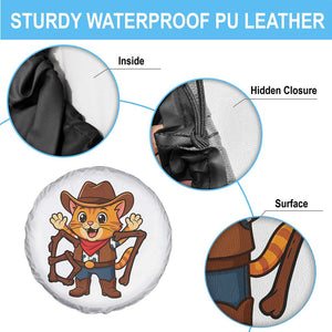 Funny Six Seven Meme Cowcat Spare Tire Cover Gen Alpha Slang Gift TS12 Print Your Wear