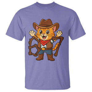 Funny Six Seven Meme Cowcat T Shirt Gen Alpha Slang Gift TS12 Violet Print Your Wear