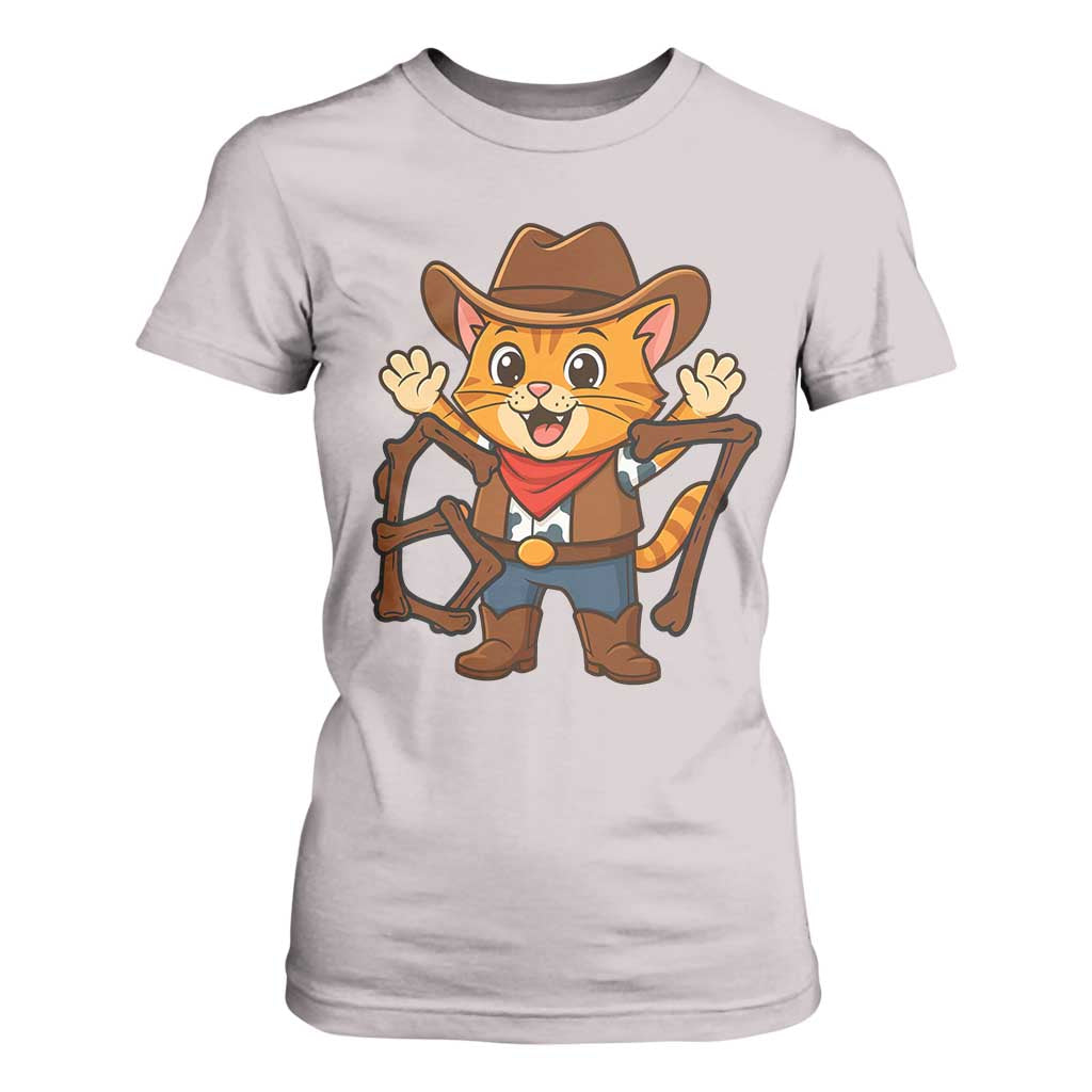 Funny Six Seven Meme Cowcat T Shirt For Women Gen Alpha Slang Gift TS12 Ice Gray Print Your Wear