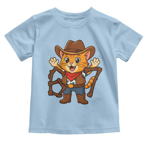 Funny Six Seven Meme Cowcat Toddler T Shirt Gen Alpha Slang Gift TS12 Light Blue Print Your Wear