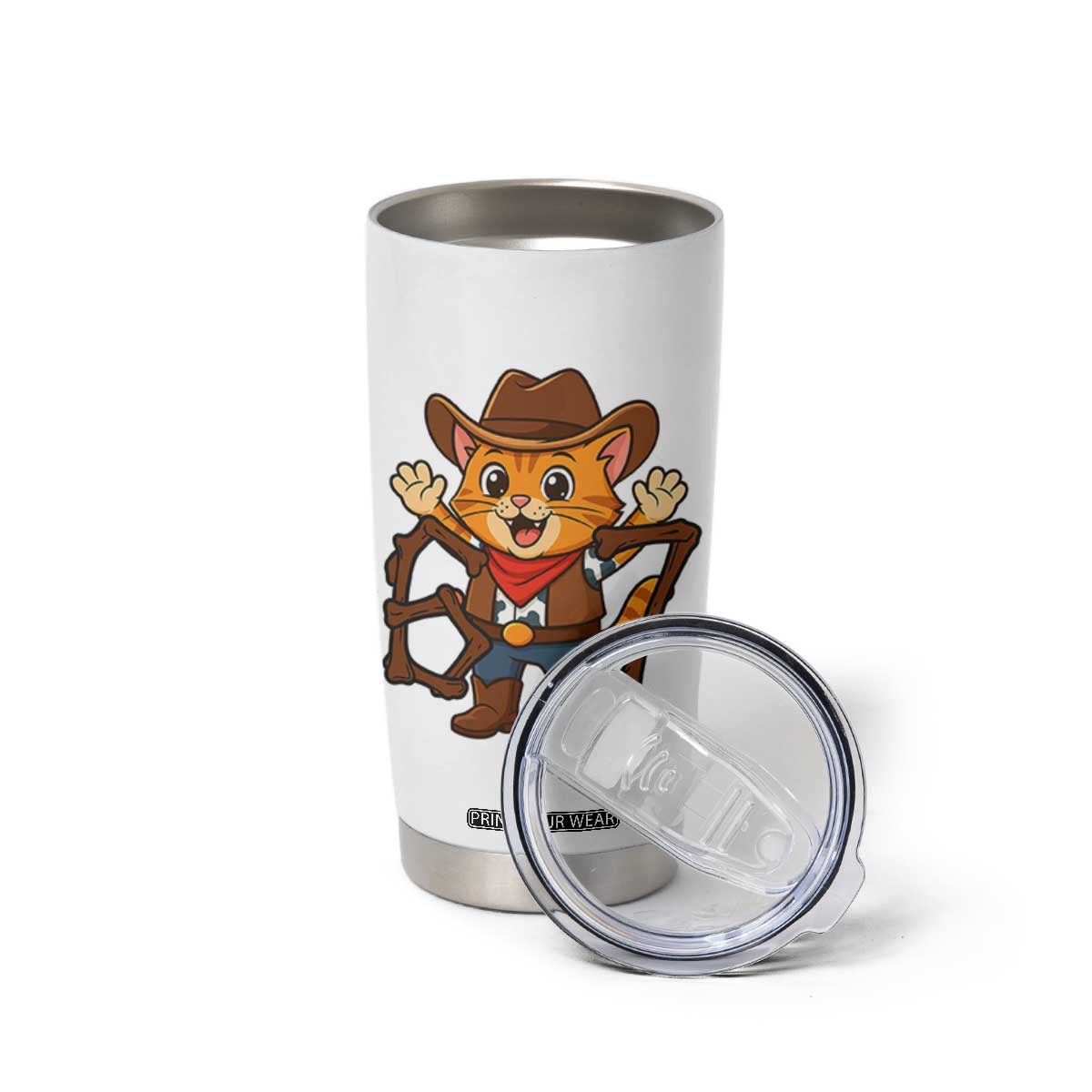 Funny Six Seven Meme Cowcat Tumbler Cup Gen Alpha Slang Gift TS12 Print Your Wear
