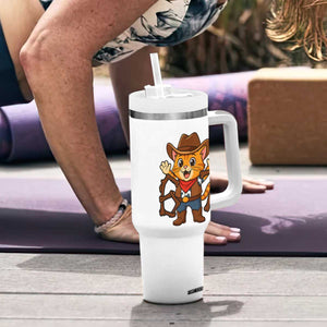 Funny Six Seven Meme Cowcat Tumbler With Handle Gen Alpha Slang Gift TS12 Print Your Wear