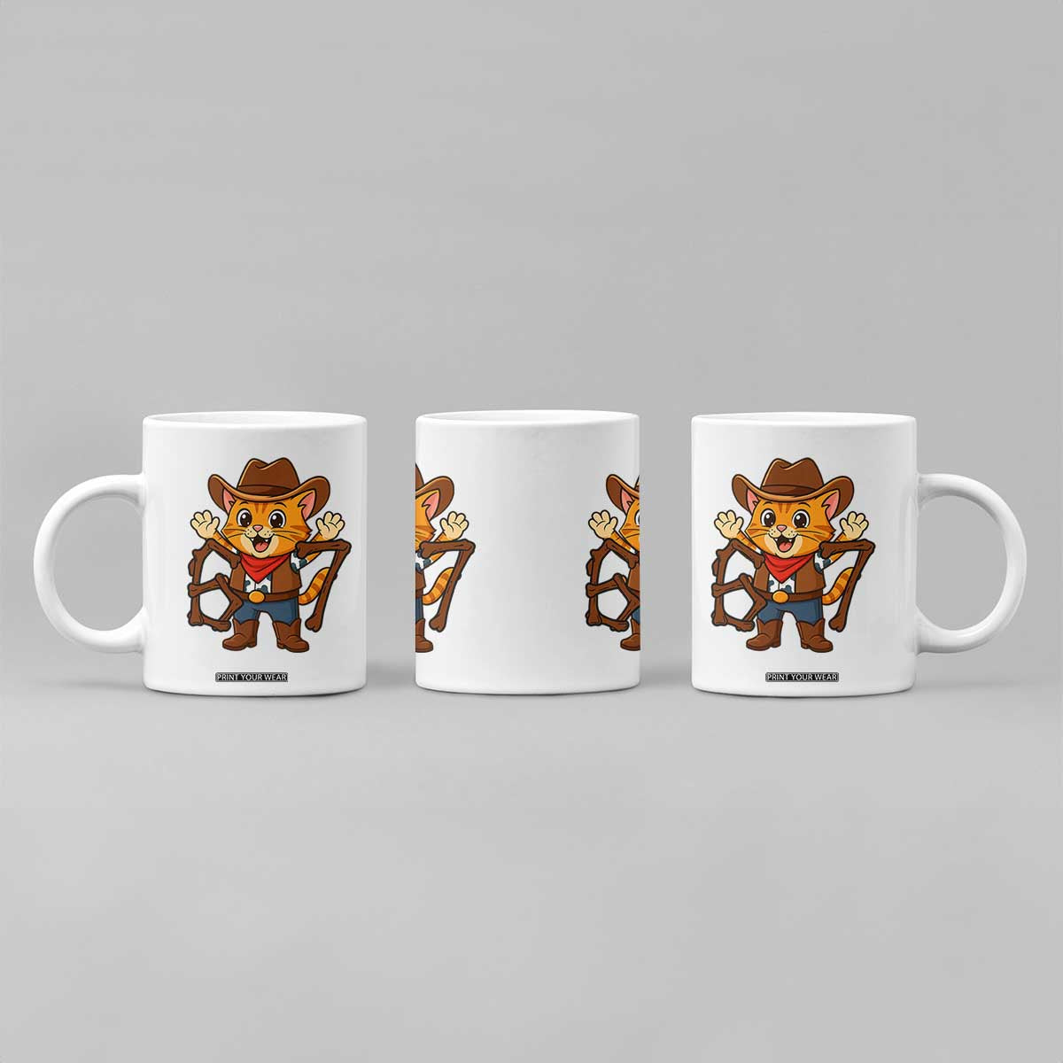 Funny Six Seven Meme Cowcat Coffee Mug Gen Alpha Slang Gift TS12 Print Your Wear