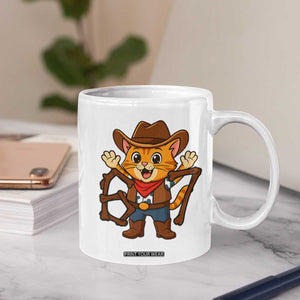 Funny Six Seven Meme Cowcat Coffee Mug Gen Alpha Slang Gift TS12 Print Your Wear