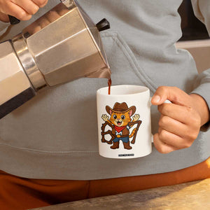 Funny Six Seven Meme Cowcat Coffee Mug Gen Alpha Slang Gift TS12 Print Your Wear
