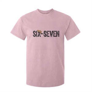 Six Seven Meme Gen Alpha Cowboy Hat T Shirt For Kid Funny Western Gift TS12 Light Pink Print Your Wear