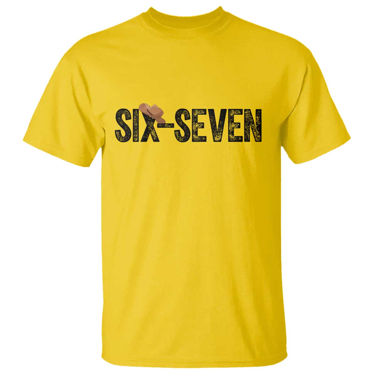 Six Seven Meme Gen Alpha Cowboy Hat T Shirt Funny Western Gift TS12 Daisy Print Your Wear