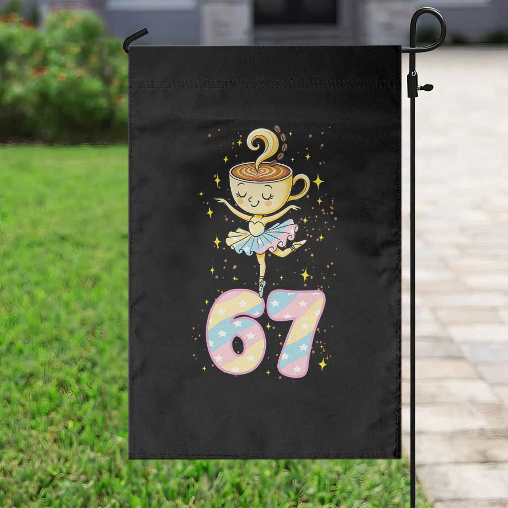 Funny Ballerina Cappuccina Ballet Six Seven Garden Flag Brainrot Meme Pastel Gift TS12 Print Your Wear