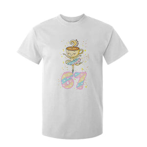 Funny Ballerina Cappuccina Ballet Six Seven T Shirt For Kid Brainrot Meme Pastel Gift TS12 White Print Your Wear